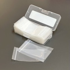 Lot 100 PCS RARE ZIPPER BAGS FOR 3.75” ACTION 3 3/4 FIGURES & A BOX GIFTS TOYS