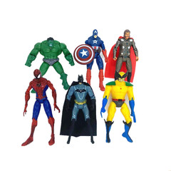 6 Pc Superhero Action Figures Set Marvel Avengers Toy Dolls Hero Cake Toppers