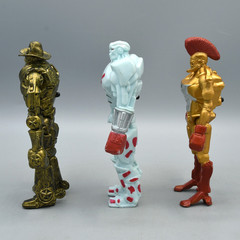 Real Steel Action Figure Lot of 3 Jakks Pacific 2011 Midas Ambush Six Shooter