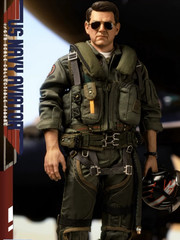 Shining Toys F18 1/6 Top Gun Navy Pilot Collectible Action Figure Model New