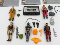 1986 Special Missions Brazil Set Complete w/ Cassette Tape & File Cards GI Joe