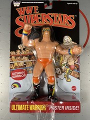 Mattel LJN WWE Superstars ULTIMATE WARRIOR Black Card Chase Read Description