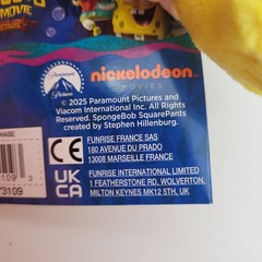 The Spongebob Movie Bikini Bottom Glow Pals Plush 8″ Complete Set of 4 Ages 3+