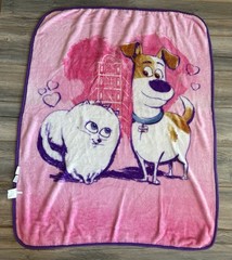The Secret Life Of Pets 2 Plush Throw Blanket Lovey 46×38”