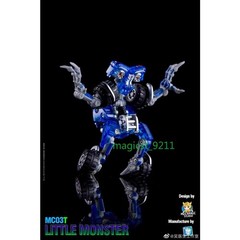 DR.WU Little Monster Action Figure TOY 8CM MC03T Wheelie Trucks Robots PVC/ABS