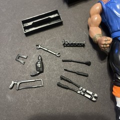 Vintage 1983 The A-Team B.A. BARACUS Figure Galoob tool box Mr. T INCOMPLETE