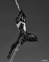 PSL KAIYODO Revoltech Amazing Yamaguchi Symbiote Spider-Man Black Figure PRE