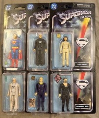 2025 Spin Master Superman the Movie 1978 Full Retro Set of 6 including Chase