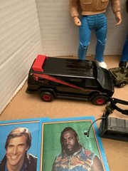 Vintage A-Team B A Hannibal Murdock Face Vans Vette Jeep Accessories Cards