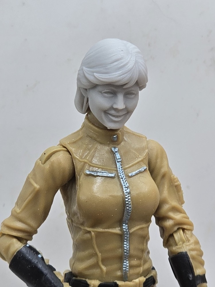 3d Printed AIr Wolf CAITLIN 1:18 3 3/4″ GI Joe 25th Anniversary B141