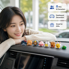 Kakao Friends Korean Car Figure Dashboard Decoration Interior Accessory