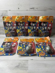 Lot of 7 Matchbox 1988 Pee-Wee Playhouse Figures Jambi the Genie/Randy & Globey