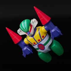 GSC BRICKROID STEEL JEEG: PANTHERROID SET ACTION FIGURE 60mm