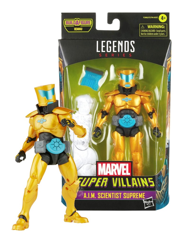 Marvel Legends Series A.I.M. Scientist Supreme 6″ Figure with Xemnu BAF Pc NIB