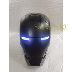 US STOCK Iron Man 1:1 Matte Black MK5 Helmet Deformable Voice Control Wearable