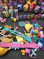 Huge My Little Pony Lot Of 96 Figures Various Styles And Years Plus Accessories