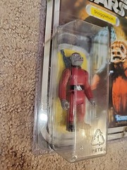 Star Wars Vintwge Snaggletooth With Card And Weapon