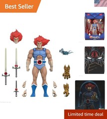 Classic Thundercats Lion-O 7-Inch Action Figure with Interchangeable Accessories