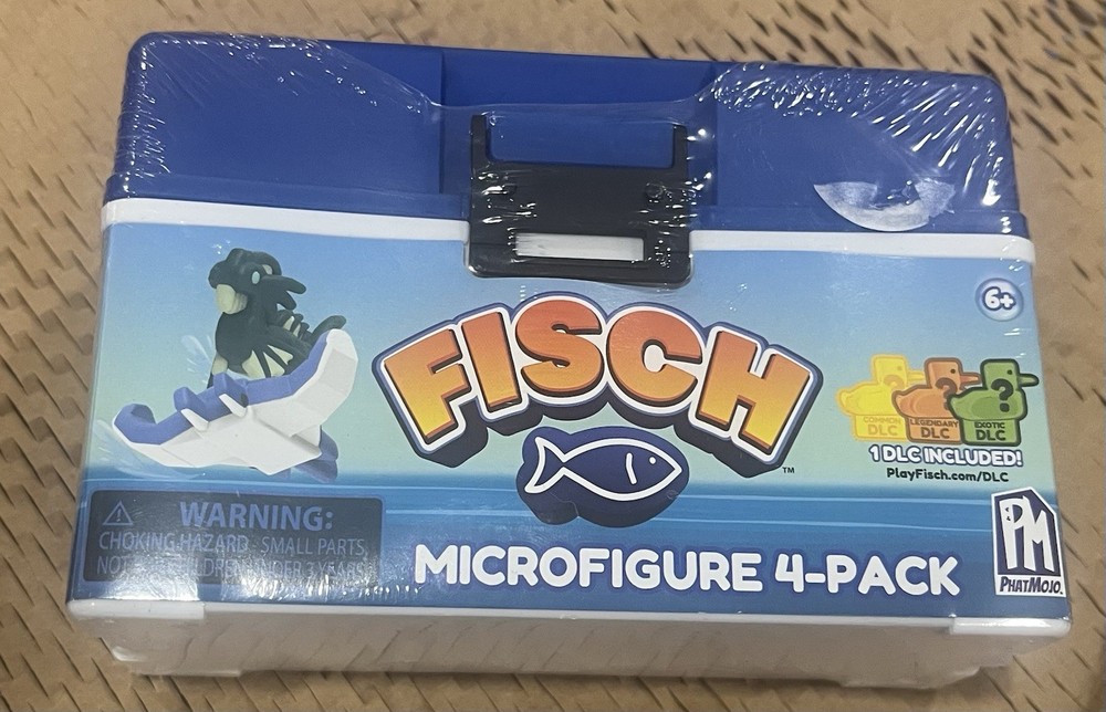 PhatMojo Fisch Collectible Action Figure Playset BLUE