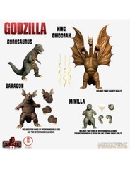 Godzilla Destroy All Monsters 5 Points XL Action Figures Deluxe Box Set MEZCO
