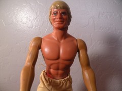 Mattel Big Jeff Action Figure 1971 Tan Trunks Karate Chop Hong Kong