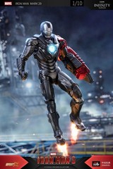 zd toys IRON MAN MARK 29 FIDDLER 1/10 action figure iron man 3 MARVEL shipAugust