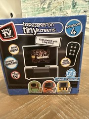 Big Bang Theory Tiny TV Classics Real Working TV & Remote Arcade Toys Brand New!