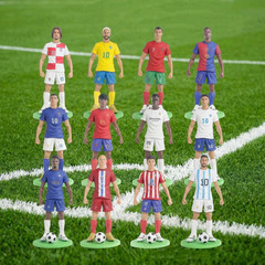 2026 FIFA World Cup Football Star 22cm Action Figure Doll Model Ornaments Soccer