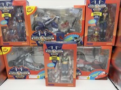 Nacelle Biker Mice From Mars Modo, Vinnie, & Throttle Action Figure w/ Bikes LOT