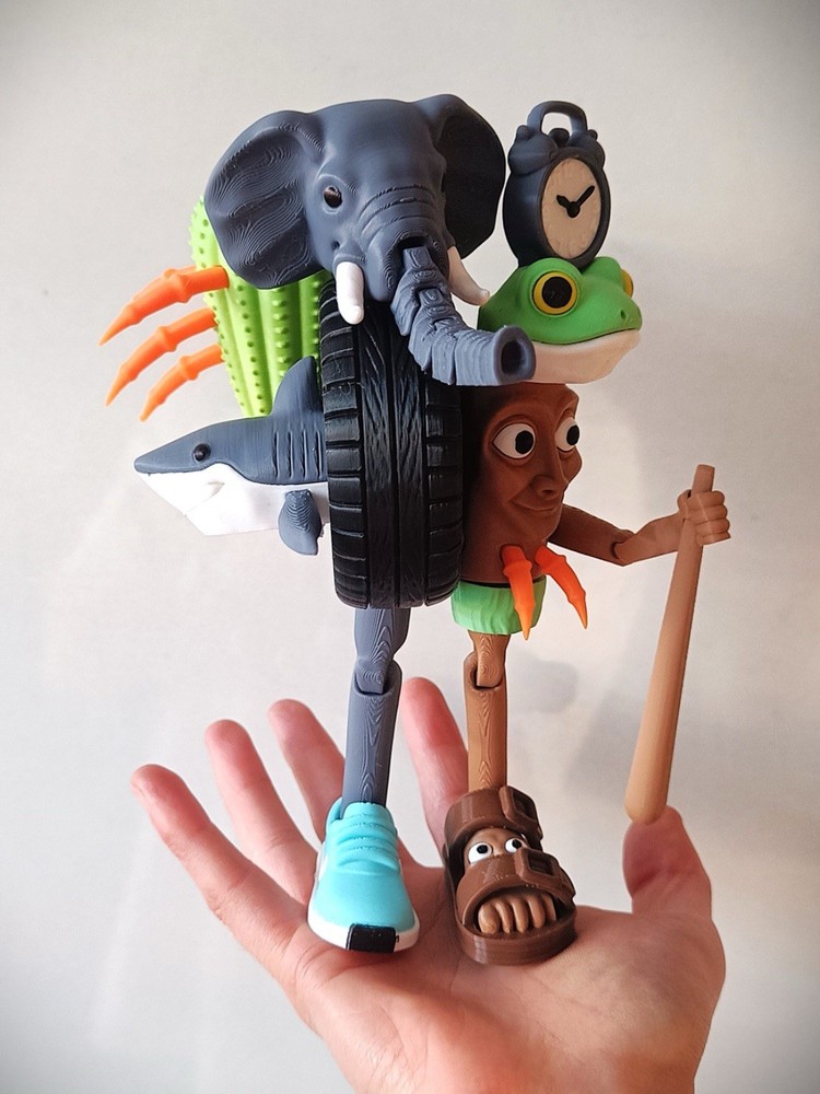 La Grande Combinazione – Articulated Italian Brainrot Figurine Toy Kids & Adults