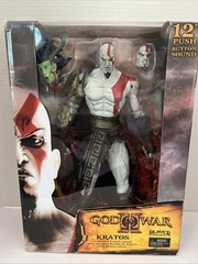 NECA GOD OF WAR 2 II KRATOS 12″ inch w/ MEDUSA HEAD NEW RARE
