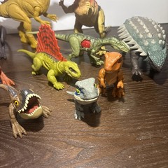 Jurrasic Park Toy Lot 13 Dinosaurs Suchomimus Triceratops Ankylosaurus And More
