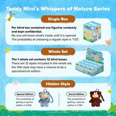 TOP Lulu The Piggy Blind Box-Teddy Mini’s Whispers of Nature Series Figures Cute