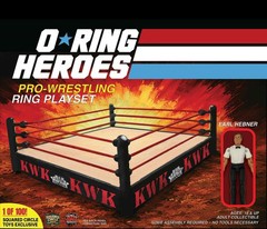 Pre- Order KWK O-Ring Heroes Ring Playset w/ Earl Hebner Exclusive 1 of 100