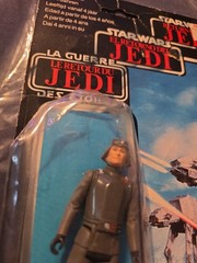 Vintage Star Wars Tri Logo ROTJ AT-AT Commander MOC Not Mint