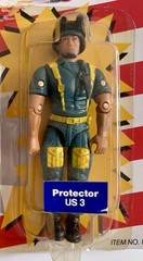 VINTAGE 1986 Remco US Forces Defenders of Peace – Protector US 3 GI Joe NEW MOC