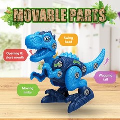 Dinosaur Toys for 3 4 5 6 7 Year Old Boy, Take Apart Dinosaur Toys for Kid 3-…