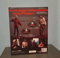 MEZCO TOYZ ONE:12 DAWN OF THE DEAD PLAID SHIRT & FLYBOY ZOMBIE 6″ FIGURES