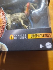 Jurassic World Hammond Collection DILOPHOSAURUS Dinosaur Mattel Park READ