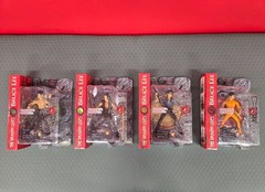 Bruce Lee: The Dragon Lives by The Art Asylum (2001) – Lot of 4 Action Figures