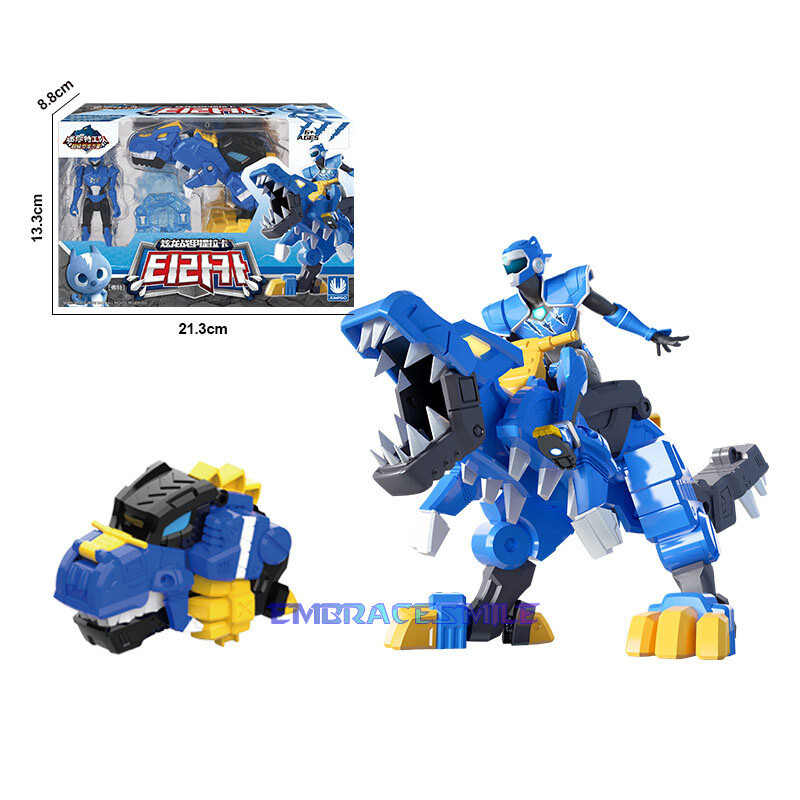 Miniforce Super Dino Power Trans Head Transformation Robot Collection Figure Toy