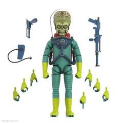 ULTIMATES! Mars Attacks Martian The Invasion Begins – 7″ Mars Attacks Action …