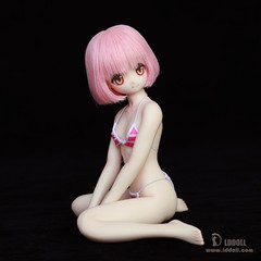 LDDOLL 22S 1/6 Girl Silicone Body Figure Model Pink Skin 22cm Details No Head