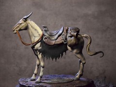 Elden the horse of VARGARM THE RAGING WOLF painted Action Figure New