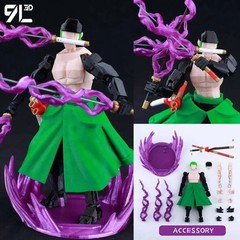 9L3D T13 One Piece Luffy Gear 5 1/12 LUCKY13 Multi-Jointed Action Figure NEW