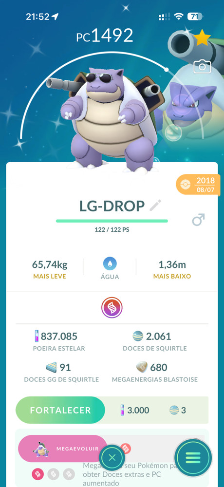 Shiny Blastoise Sunglasses Lucky Trade Guaranteed Water Type Pokemon