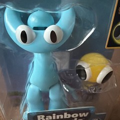 Rainbow Friends Series 2 CYAN Glow in the Dark Toy Action Figure Phat Mojo
