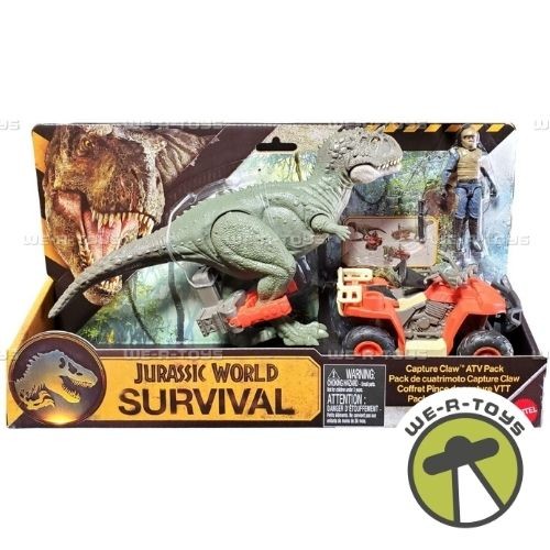 Jurassic World Survival Capture Claw ATV Pack Action Figure & Vehicle Set