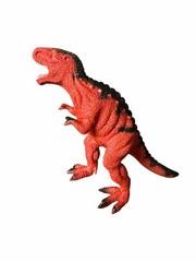 Toy Major T-Rex Red Black Tyrannosaurus Dinosaur Plastic Toy Figure