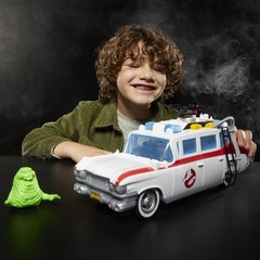 Ghostbusters Ecto 1 Vehicle Toy with Slimer Accessory for Kids Ages 4 and Up